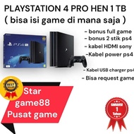 SONY PLAYSTATION 4 / PS4 FATT HEN / PS4 SLIM HEN / PS4 PRO HEN / DAN PLAYSTATION 3 / HDD 500GB - 1TB