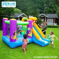 Puppy Inflatable Castle Children's Trampoline Indoor Small Kindergarten Naughty Castle Slide Trampoline with Safety Net