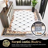 TOP NEW - KARPET LANTAI BULU HALUS & LEMBUT PERMADANI RUANG TAMU UKURAN 200X150CM TEBAL 1.2CM BERMOT