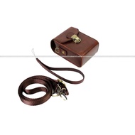 PU Leather Camera Bag Pouch For Sony ZV1 With Shoulder Strap