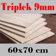 Triplek 9mm 60x70 cm Custom Multiplek Plywood 9mm