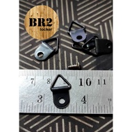 GANTUNGAN Small picture frame hanging plate size +/- 13 mm x 23 mm and black screws 1 pcs