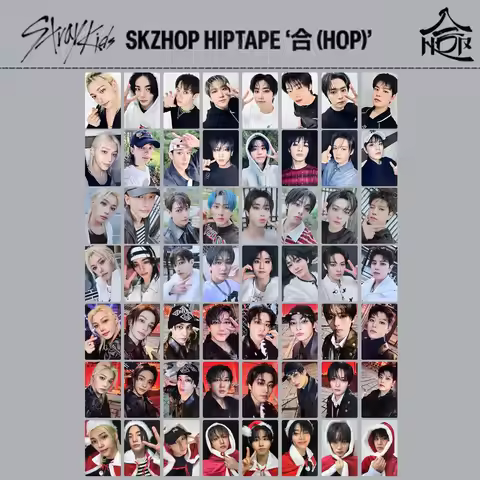 8pcs Stray Kids Skz Hop AM MK SW Special Edition Cards Bang Chan Lee Felix Hyunjin Kpop Idol Lomo Ca