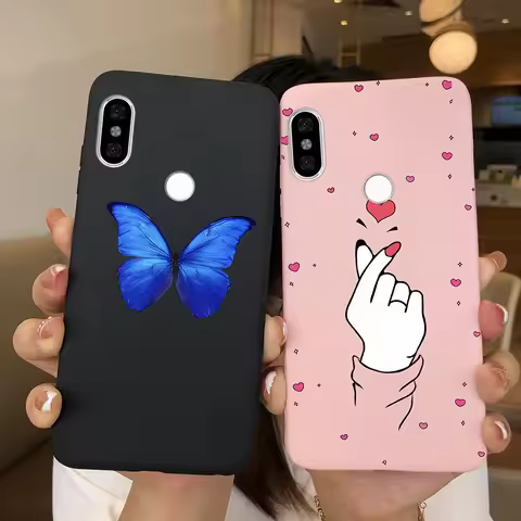 For Xiaomi Redmi Note 5 5 Pro Phone Case Funny Silicone Matte Shockproof Back Cover For Redmi Note5 