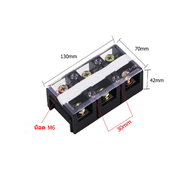 ส่งจากไทย TERMINAL BLOCKS 60A 100A เทอร์มินัลต่อสายไฟ เทอร์มินอลบล็อค