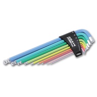 ชุดประแจหกเหลี่ยมสีบอลยาวพิเศษ 9 ตัวชุด ASAHI AQUS0910