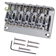 12 String Fixed Hardtail Saddle Bridge Top Load Guitar Tailpiece for Electric Guitar 12-String Elect