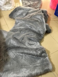 [HCM]Thảm lông trắng dài 50cm x 80cm sợi lông mềm mượt cao cấp siêu êm siêu mượt dùng để lót sàn trả