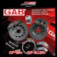 GAB Forged Brake Caliper Kit 285mm 300MM 330MM GF-5R+ GF-5L12R+ For 15inch 16inch 17inch rim