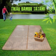 Imported Bamboo Mat, Cool, Heat-Resistant, Size 120cm x 190cm, Bamboo Mattress Protector - X2C1