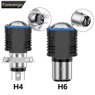 FOREVERGO H6 BA20D H4 Motorcycle LED Headlight Bulb Spotlight Motos Accessories Hi Lo Lamp Fog Light