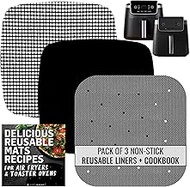 INFRAOVENS Air Fryer Reusable Liners for Ninja AF141 Air Fryer Pro 4-in-1 5qt, PowerXL Grill, AF181 