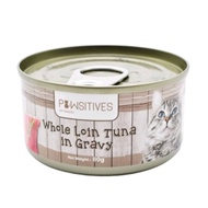 PAWSITIVES CAT WET FOOD WHOLE LOIN TUNA IN GRAVY 80G