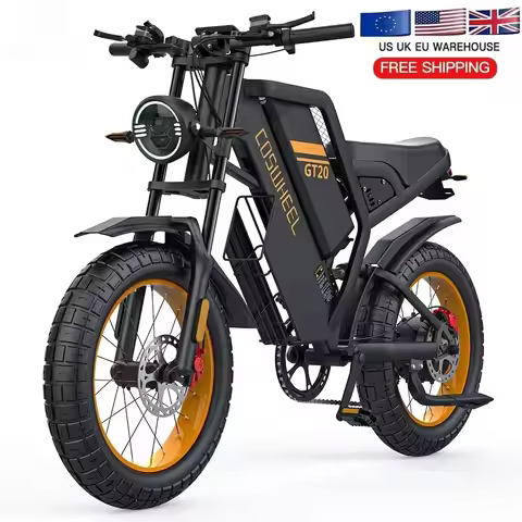 Coswheel Ebike GT20 Adult Electric Motorcycle Mountain Bikes 20Inch 48V Electric bike Fatbike Adult 