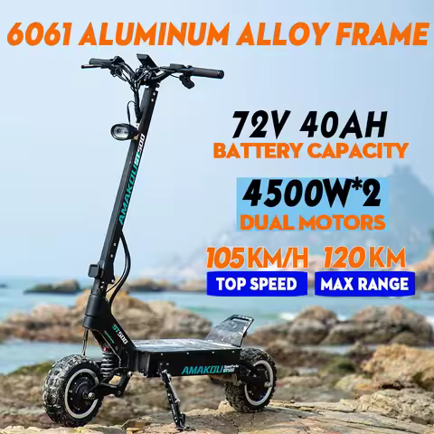 Toursor St500 NFC Key 11inch 9000w 72v 40ah eScooter Alloy Frame Dual Motors elektroroller Powerful 