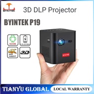 BYINTEK P19 3D projector Portable Smart Android 9.0 Support WiFi display mini projector home theater for 4K Video OS