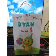 Dinosaur customize Lootbag Free Name & Age
