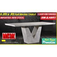 LX 811 E,5.3ft x 3ft MPORTED MARBLE DINNING TABLE *3 Different Models SAME Offer Available in SET, C