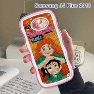 (Wave Case) For Samsung Galaxy J4 J6 Plus 2018 J7 Prime J7 Pro 2017 J2 Pro 2018 J2 Prime Casing Cartoon Princess Cover Shockproof Silicone Phone Softcase