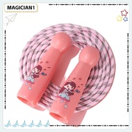 MAGICIAN1 Jump Rope, Training Exercise Skipping Ropes, Portable Cotton Rope Plastic Handle Sport Equipment Adjustable Jump Rope Primary