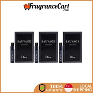 [FragranceCart] Christian Dior Sauvage EDP for Men (1ml Spray Vial) 100% Authentic Perfume CD Savage