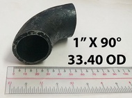 BI WELDING ELBOW 1" x 90° SCH40 SEAMLESS BLACK IRON 33.40MM OUTSIDE DIAMETER
