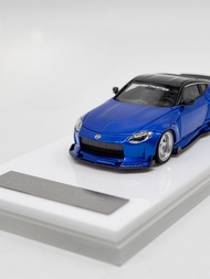 404Error 1:64 Nissan 400Z Blue Resin Car Model Collectible