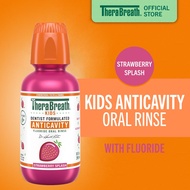TheraBreath for KIDS Mouthwash Anti Cavity Oral Rinse - Strawberry Splash - 296ml