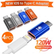 For lightning Female to Type C USB Male Adapter PD 30W 27W iOS Fast Charging Cable For iPhone 15 14 