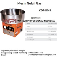 WIRASTAR CDF-RM3 MESIN GULALI KAPAS GAS / COTTON CANDY MAKER