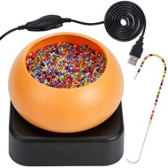 Electric Beading Spinner Adjustable Speed Bead Loader Bead Loader Bowl with Electric Base Needles fo