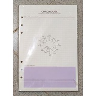 A5 6孔活頁本活頁紙替芯 適配Filofax  (日計劃時間軸)