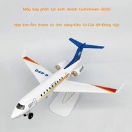 Gulfstream G650 Business Model Civil Aviation Airbus A380 Boeing 787 Fusion Plane Toy