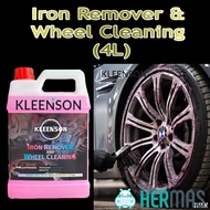 【Kleenson】Iron Remover and Wheel Cleaning 4L | Degreaser, Wheel Cleaner & Remove Iron and Stubborn D