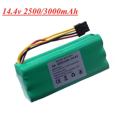 14.4V Ni-MH AA Rechargeable battery Pack 2500MAH for Ecovacs Deebot Deepoo X600 ZN605 ZN606 ZN609 Mi