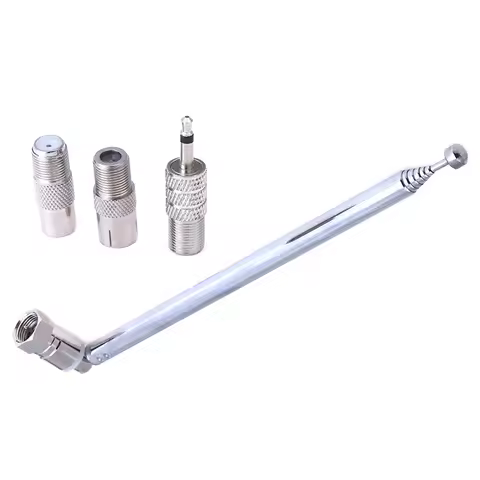 Telescopic Aerial Antenna F Type Radio DAB FM 75 ohm Unbal F Connection Fit for Tivoli Audio Receive