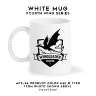 Fourth Wing Coffee Mug Bookworm Book Merch with Gift Box