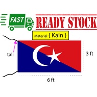 READY STOK  Fabric Cotton BENDERA JOHOR BAHRU FLAG