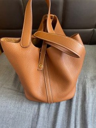 Hermes Picotin 22 Gold Ghw 金金 100%正品 authentic Stamp Y