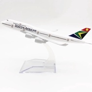 1:400 Scale South African Airways B-747 Aircraft Model B747 Simulation Passenger Aircraft 16CM Alloy