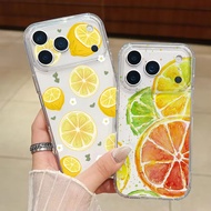 Summer Colorful Lemon Casing For Samsung Galaxy S26 Ultra Edge S26 S25 Plus Ultra S25 FE A57 A56 A55