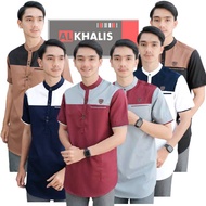 Kemeja Long Men KOKO KURTA Short Sleeve Combination MATT Cotton ADEM Thickest HEM Durable Adolescent