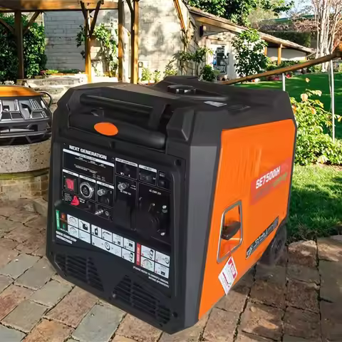 Energy Efficient 8kw 8kva Inverter Generator Portable Dual Fuel 110/220/380V Auto/Remote Start 480v 