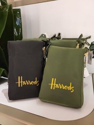 買2個85折 英國代購 英國直送 Harrods 經典 系列 環保袋 Recycled Classic Logo Pocket Shopper Bag Black Green 單肩包 手挽包 環保手袋