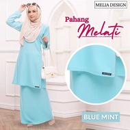 By Melia Design Baju Kurung Pesak Pahang Plain Murah Ironless Tak Payah Gosok Riau Moden Merdeka Rea