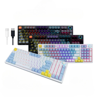 KEYBOARD (คีย์บอร์ด) NUBWO X801 ELEANOR Gray Blue Switch -27628