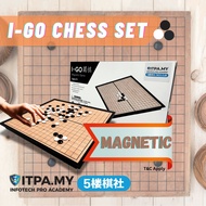 Set Catur I-GO Magnetik 19 x 19 Grid Stok Sedia Ada (I-GO Chess Set Magnetic Game 19 x 19 Grid Ready