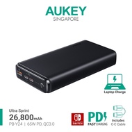 Aukey PB-Y24 Ultra Sprint 26800mAh 65W PD Laptop Powerbank (24 Months Warranty)