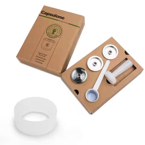 Capsulone/fit for illy coffee Machine maker/STAINLESS STEEL Metal Refillable Reusable capsule fit fo