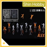 1/100 MODEL ALEX MS FIGURE PILOT ASTRONAUT ENGINEER GUNDAM factory character accessories domain base